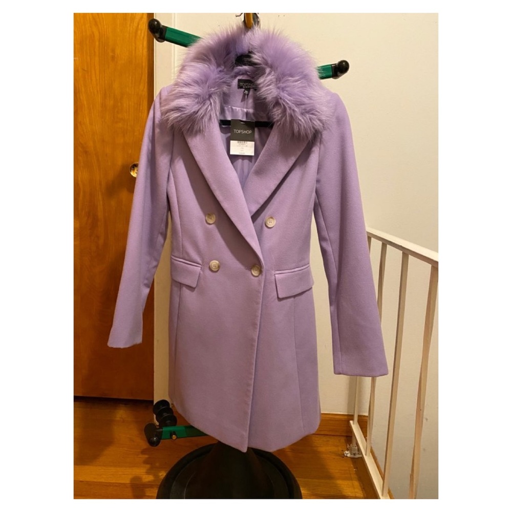 (NWT) Topshop Lavender Coat